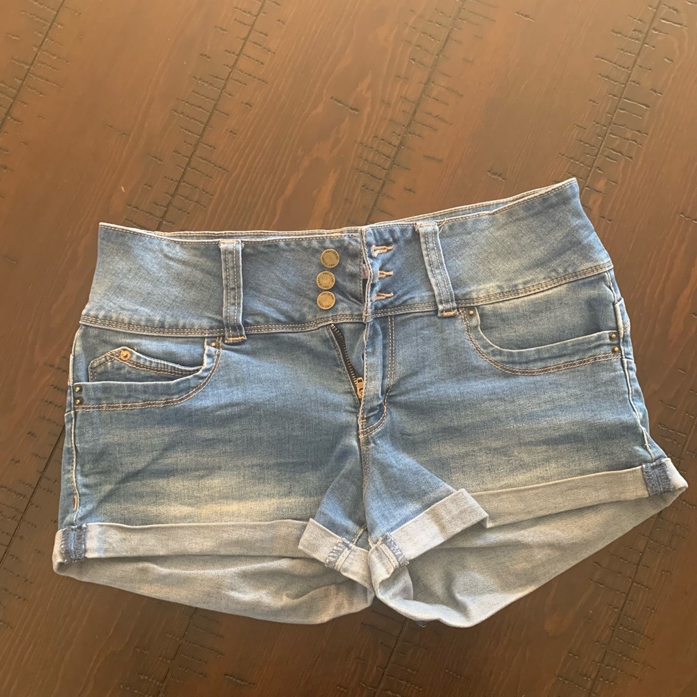 YMI denim shorts, size 7